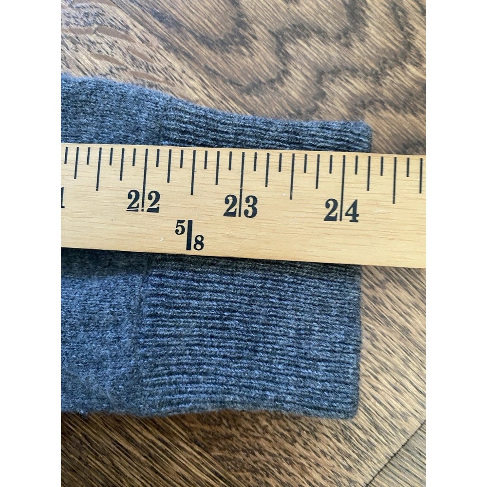 Juicy Couture 100% Cashmere Hooded Sweater Grey XS Black Label Y2K - Picture 9 of 9